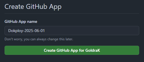 GitHub Application