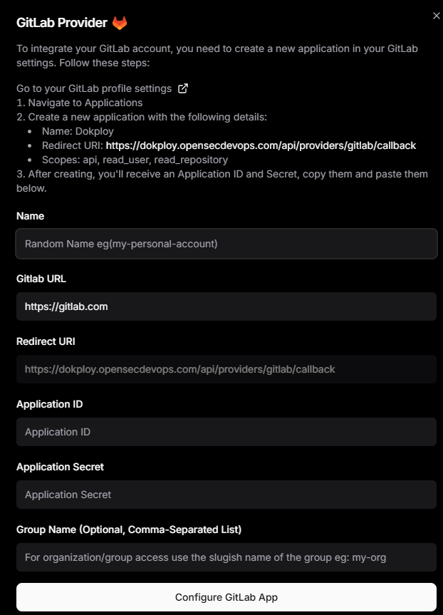 GitLab Provider