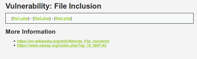 List of files for inclusion